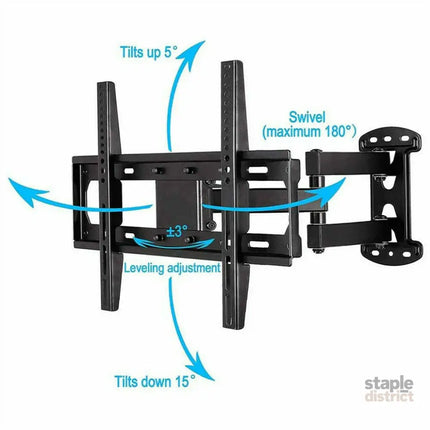 Full Motion TV Wall Mount Bracket 27-55 for Samsung TCL Hisense - Appliances > TV > TVs & Accessories
