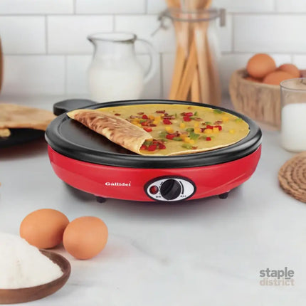 GALLIDEI Electric Griddle & Crepe Maker - Appliances > Kitchen Appliances > Toasters & Grills