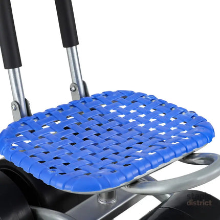 Gardeon Garden Stool Seat Foldable with Wheels Blue - Baby & Kids > Baby & Kid’s Toys > Outdoor Play Equipment