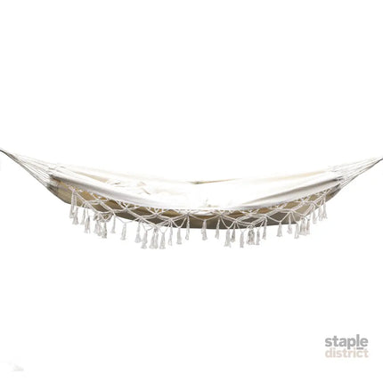 Gardeon Hammock Bed Rope Tassel Outdoor Hammocks Chair Camping - Home & Garden > Hammocks > Hammocks & Accessories