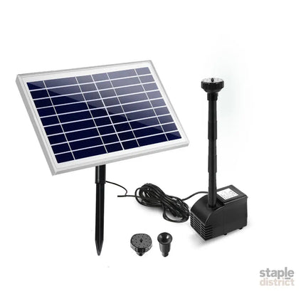 Gardeon Solar Pond Pump Submersible Water Fountain Kit 6.6FT - Home & Garden > Fountains > Fountain & Ponds Accessories