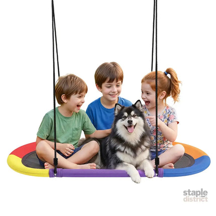 Gardeon Tree Swing Hammock 100cm for Backyard Porch Outside Playground - Home & Garden > Hammocks > Hammocks &