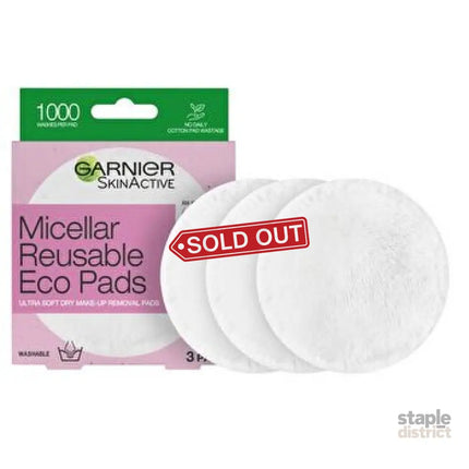 Garnier Micellar Reusable Eco Pads 3PK - Baby & Kids > Strollers > Stroller & Pram Accessories