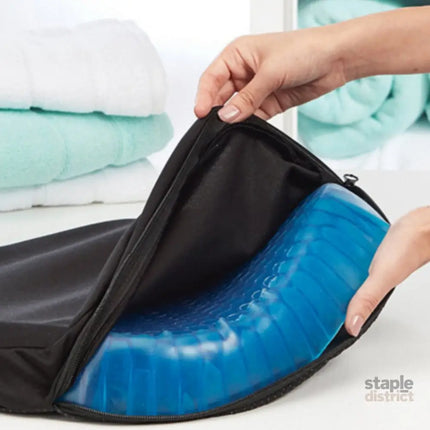 Gel Honeycomb Seat Cushion Flex Back-2025742036661047301
