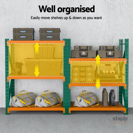 Giantz 1.2Mx1.5M Garage Shelving Warehouse Rack - Tools > Tools Storage > Wall Storage Racks