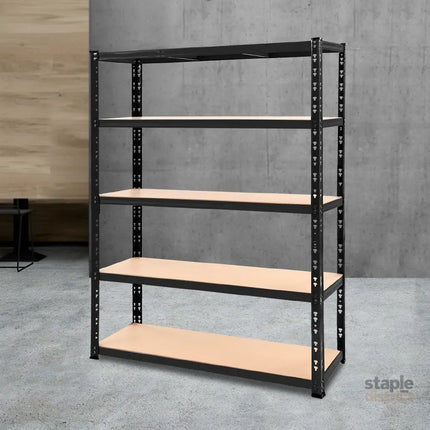 Giantz 1.8M Garage Shelving Warehouse Rack Pallet Racking Storage Shelve Black - Tools > Tools Storage > Wall Storage