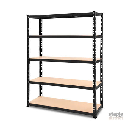 Giantz 1.8M Garage Shelving Warehouse Rack Pallet Racking Storage Shelve Black - Tools > Tools Storage > Wall Storage