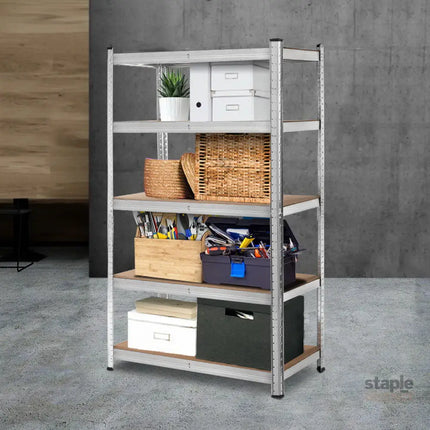 Giantz 1.8M Warehouse Racking Rack Shelving Garage Steel Metal Storage Shelves Silver - Tools > Tools Storage > Wall