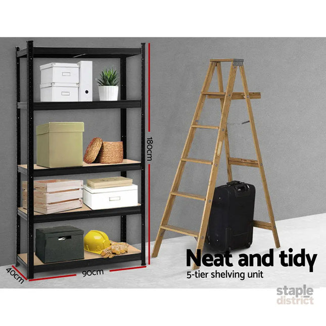 Giantz 1.8M Warehouse Racking Rack Shelving Garage Storage Steel Metal Shelves - Tools > Tools Storage > Wall Storage