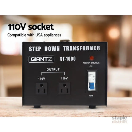 Giantz 1000 Watt Step Down Transformer - Tools > Power Tools > Outdoor Power Equipment