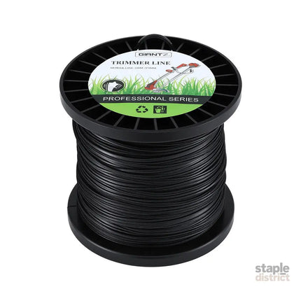 Giantz 100M Whipper Snipper Trimmer Line 2.4mm Star Nylon String Cord Black - Home & Garden > Garden Tools > Gardening
