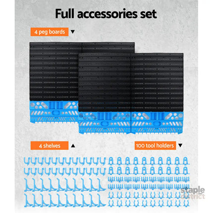 Giantz 108 Storage Bin Rack Wall Mounted - Tools > Tools Storage > Wall Storage Racks