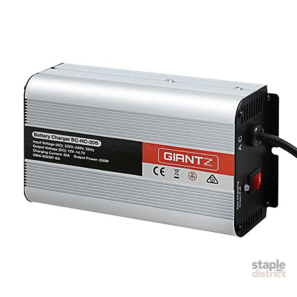 Giantz 12V 20A Car Battery Charger Inverter 20 Amp ATV 4WD Boat Caravan - Outdoor Recreation > Camping > Batteries &