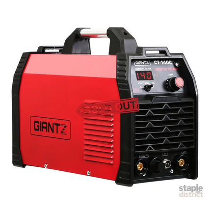 Giantz 140Amp Inverter Welder Plasma Cutter Gas DC iGBT Portable Welding Machine - Tools > Power Tools > Welding Guns &