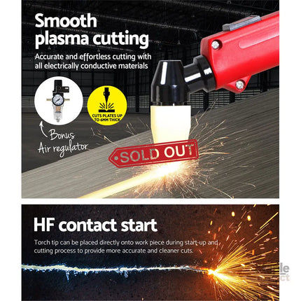 Giantz 140Amp Inverter Welder Plasma Cutter Gas DC iGBT Portable Welding Machine - Tools > Power Tools > Welding Guns &