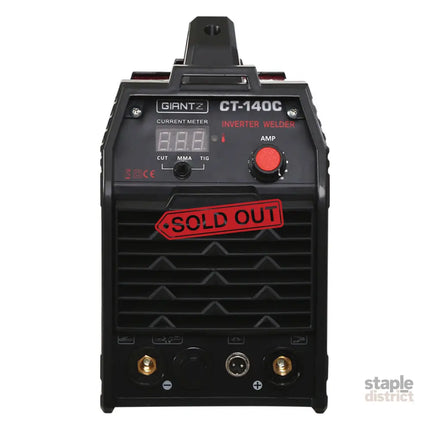 Giantz 140Amp Inverter Welder Plasma Cutter Gas DC iGBT Portable Welding Machine - Tools > Power Tools > Welding Guns &