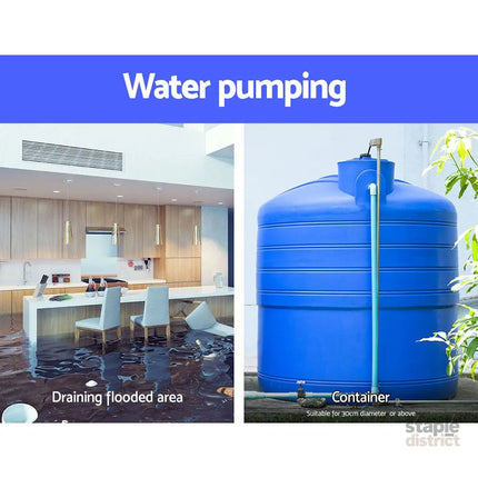 Giantz 1800W Max. Submersible Dirty Water Pump Bore Tank Well Steel Automatic Clean - Tools > Pumps > Sewage Pumps