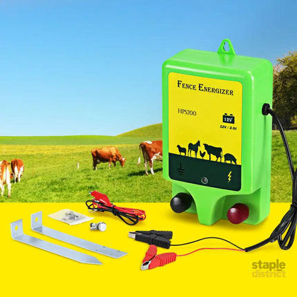 Giantz 18km Electric Fence Energiser 1.56J - Pet Care > Farm Supplies > Fencing