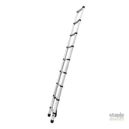 Giantz 2.6M Telescopic Ladder Aluminium Extension Extendable Steps Adjustable Height - Tools > Industrial Tools >