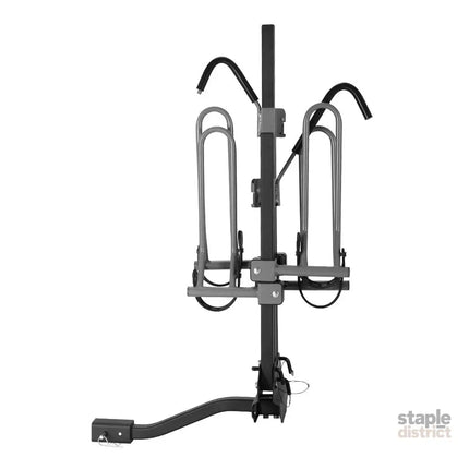 Giantz 2 Bicycle Bike Carrier Rack Car 2’’ Hitch Mount Platform Foldable Black,Giantz 2 Bicycle Bike Carrier Rack Car