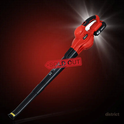 Giantz 20V Cordless Leaf Blower Garden Lithium Battery Electric Nozzles 2-Speed - Home & Garden > Garden Tools > Leaf