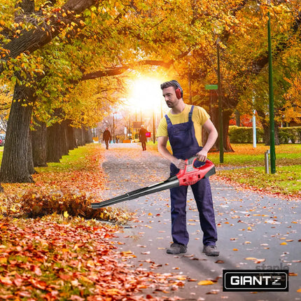 Giantz 20V Cordless Leaf Blower Garden Lithium Electric Battery Nozzles 2-Speed - Home & Garden > Garden Tools > Leaf