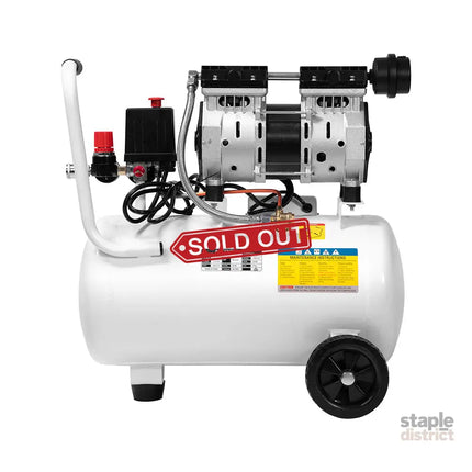 Giantz 24L Air Compressor 40 L/min 115psi Oil-Free Electric Portable Inflator - Tools > Air Compressor > Air Compressors