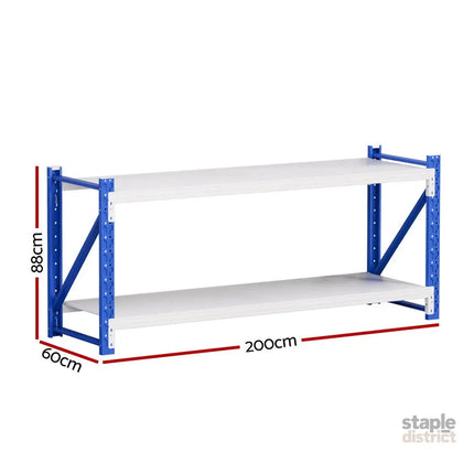 Giantz 2Mx0.9M Warehouse Shelving Garage Rack - Tools > Tools Storage > Wall Storage Racks