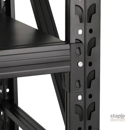 Giantz 2Mx1.8M Garage Shelving Warehouse Rack Pallet Racking Storage Shelf Black - Tools > Tools Storage > Wall Storage