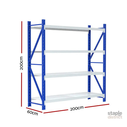 Giantz 2Mx2M Warehouse Shelving Garage Rack - Tools > Tools Storage > Utility Trolleys