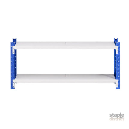 Giantz 2x 0.9M Garage Shelving Workbench Warehouse Rack - Tools > Tools Storage > Wall Storage Racks