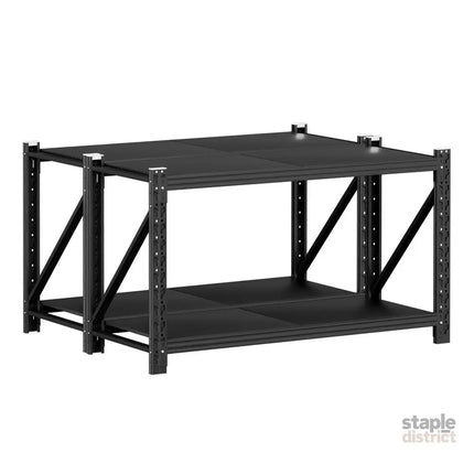 Giantz 2x 0.9M Garage Shelving Workbench Warehouse Rack - Tools > Tools Storage > Wall Storage Racks