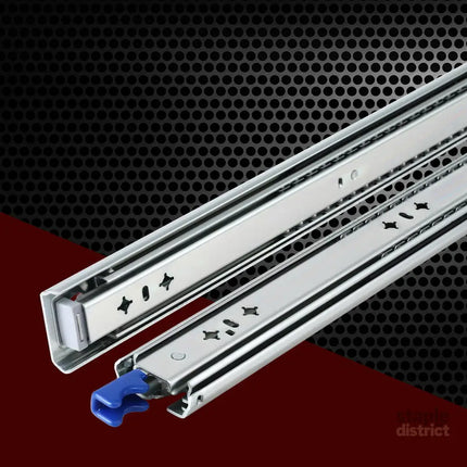 Giantz 2x Drawer Slides Heavy Duty Full Extension Locking 500-1000mm Length - Home & Garden > DIY > Kitchen & Bathroom