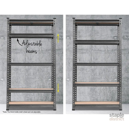Giantz 2x1.5M Garage Shelving Warehouse Rack Storage Racking Storage Steel - Tools > Tools Storage > Wall Storage Racks
