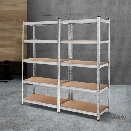 Giantz 2x1.8M Garage Shelving Warehouse Rack Pallet Racking Storage Shelf Silver - Tools > Tools Storage > Wall Storage