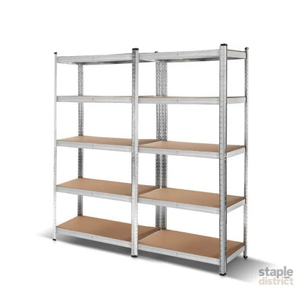 Giantz 2x1.8M Garage Shelving Warehouse Rack Pallet Racking Storage Shelf Silver - Tools > Tools Storage > Wall Storage