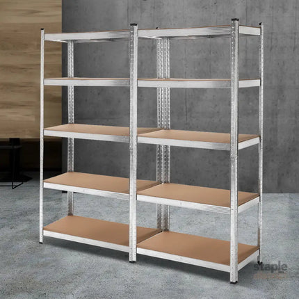 Giantz 2x1.8M Garage Shelving Warehouse Rack Pallet Racking Storage Shelf Silver - Tools > Tools Storage > Wall Storage