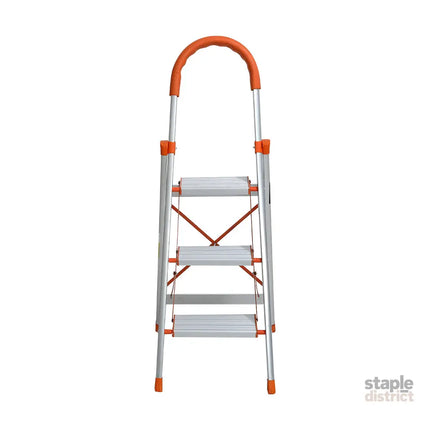 Giantz 3 Step Ladder Multi-Purpose Folding Aluminium Light Weight Non Slip Platform - Tools > Industrial Tools >