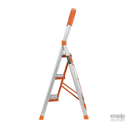 Giantz 3 Step Ladder Multi-Purpose Folding Aluminium Light Weight Non Slip Platform - Tools > Industrial Tools >