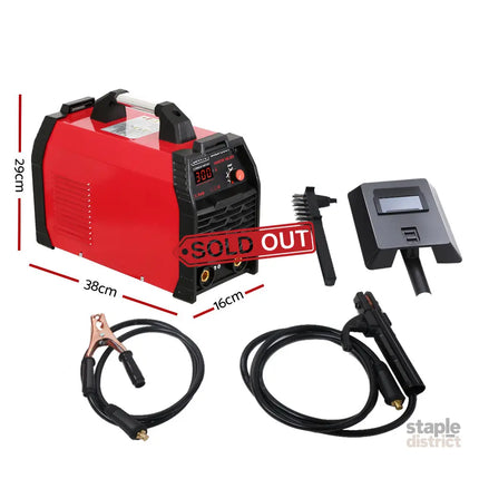 Giantz 300Amp Inverter Welder MMA ARC iGBT DC Gas Welding Machine Stick Portable - Tools > Power Tools > Welding Guns &