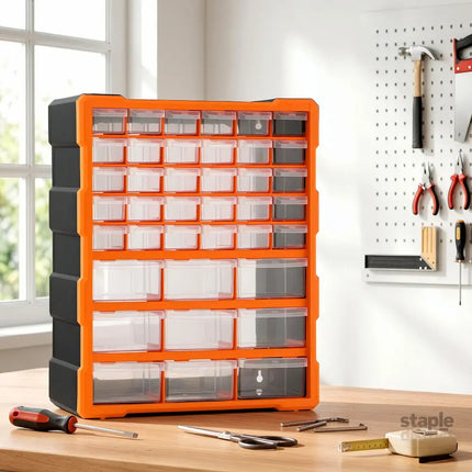 Giantz 39-Drawer Tool Storage Cabinet Anti-Drop Hardware Organizer - Tools > Tools Storage > Tool Boxes