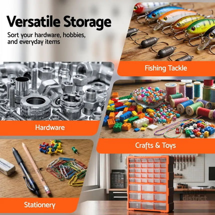 Giantz 39-Drawer Tool Storage Cabinet Anti-Drop Hardware Organizer - Tools > Tools Storage > Tool Boxes