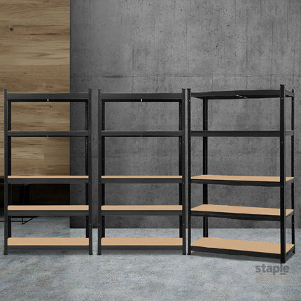 Giantz 3x1.8M Garage Shelving Warehouse Rack Pallet Racking Storage Shelf Black - Tools > Tools Storage > Wall Storage