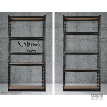 Giantz 3x1.8M Garage Shelving Warehouse Rack Pallet Racking Storage Shelve Black - Tools > Tools Storage > Wall Storage