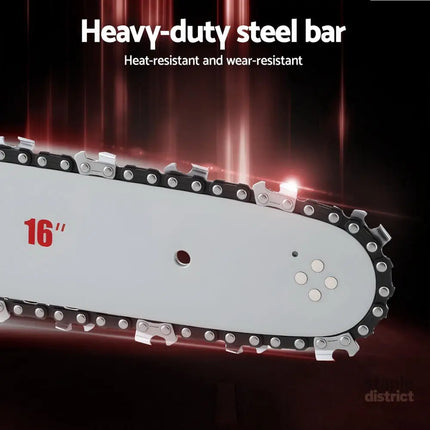 Giantz 42CC Petrol Chainsaw 16’’ Bar Chain Saw Lightweight for Pruning Cutting - Tools > Power Tools > Chainsaws