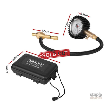 Giantz 4X4 4WD Gauge Valve Rapid Tyre/Tire Deflator - Auto Accessories > Auto Accessories Others > Automotive Gauges