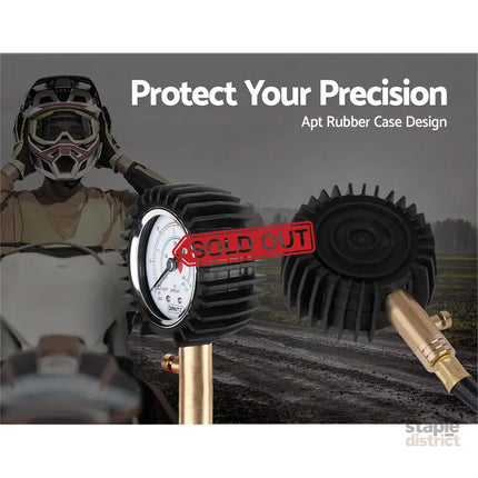 Giantz 4X4 4WD Gauge Valve Rapid Tyre/Tire Deflator - Auto Accessories > Auto Accessories Others > Automotive Gauges