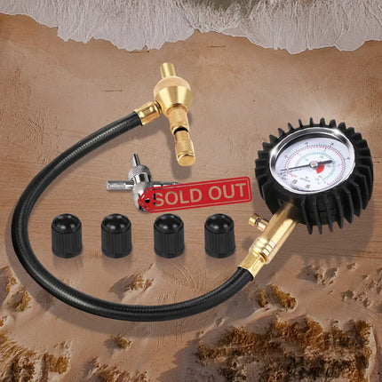 Giantz 4X4 4WD Gauge Valve Rapid Tyre/Tire Deflator - Auto Accessories > Auto Accessories Others > Automotive Gauges