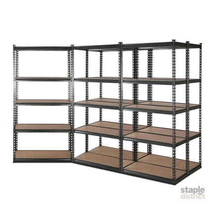 Giantz 5x1.8M Garage Shelving Warehouse Rack Pallet Racking Storage Charcoal - Tools > Tools Storage > Wall Storage