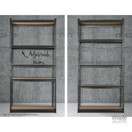 Giantz 5x1.8M Garage Shelving Warehouse Rack Pallet Racking Storage Charcoal - Tools > Tools Storage > Wall Storage